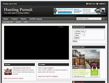 Tablet Screenshot of huntingpursuit.com